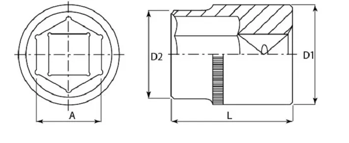 Головка торцевая 3/8"DR 14 мм S04H3114  Jonnesway 47565 купить в Кургане