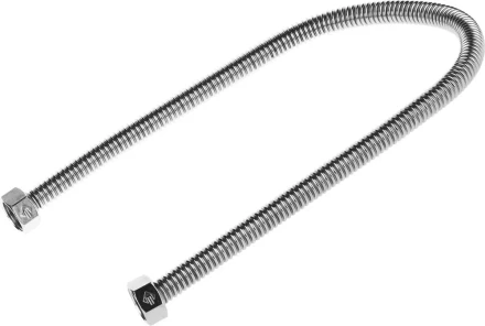 Подводка ЗУБР &quot;ЭКСПЕРТ&quot; сильфонная из нержавеющей стали, для воды, г/г (гайка-гайка), 1/2&quot;, 0,6м 51011-G/G-060 купить в Кургане