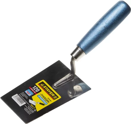 Кельма STAYER &quot;PROFI&quot;, &quot;трапеция&quot;, нержавеющее полотно, деревянная рукоятка, 120мм 0830-12 купить в Кургане