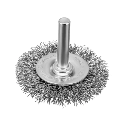 Набор щеток для дрели, 1 Плоская 50мм, 2 Чашки 25-50мм, шпилька, нерж. вит. проволока Denzel 74491 купить в Кургане