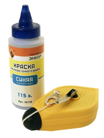 Набор разметочный пластиковый корпус 30 м краска синяя Энкор 10125 купить в Кургане
