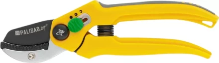 Секатор, 185мм, пружина возвратная, с наковальней, обрезиненные 2-х-компонентные пластиковые ручки  PALISAD-LUXE 60538 купить в Кургане