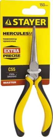 Тонконосы STAYER &quot;MASTER&quot; удлиненные &quot;HERCULES&quot; &quot;MINI&quot;, 150мм 2218-1_z03 купить в Кургане