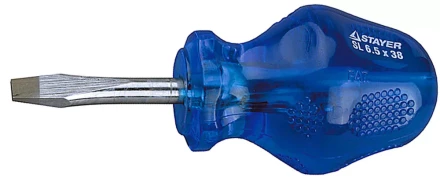 Отвертка STAYER "PROFI" "HI-TEC NEW", Cr-V, намагниченный наконечник, SL 6,5х38мм 2-250495-38-6.0 купить в Кургане