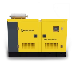 Дизельный генератор Vektor AD-30Y-T400 в шумозащитном кожухе