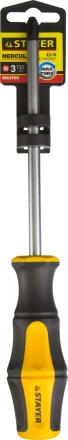 Отвертка STAYER "MASTER" "HERCULES", Сr-V, противоскользящая рукоятка, PH3x150мм 25052-3-15_z02 купить в Кургане