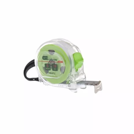 Рулетка Кварц, прозрачный корпус, амортизатор, 5 м х 19 мм  СИБРТЕХ 32521 купить в Кургане