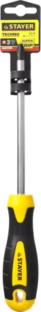 Отвертка STAYER &quot;MASTER&quot; &quot;ТECHNO&quot;, двухкомпонентная рукоятка, магнитный наконечник, Cr-V, PH3x150мм 2508-3-15_z02 купить в Кургане