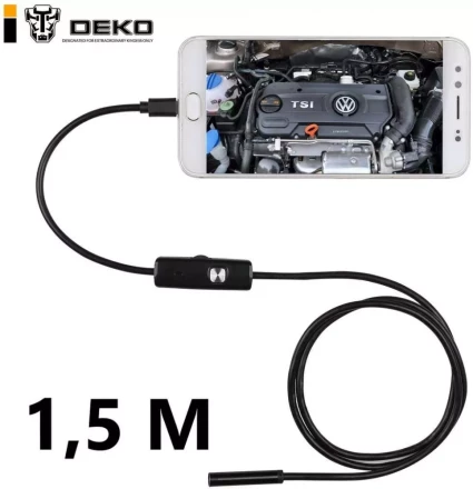 Эндоскоп водонепроницаемый WE-1.5 DEKO, 065-0184 купить в Кургане