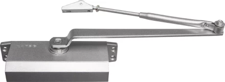 Доводчик дверной ЗУБР для дверей массой до 80 кг, цвет серебро 37910-80 купить в Кургане