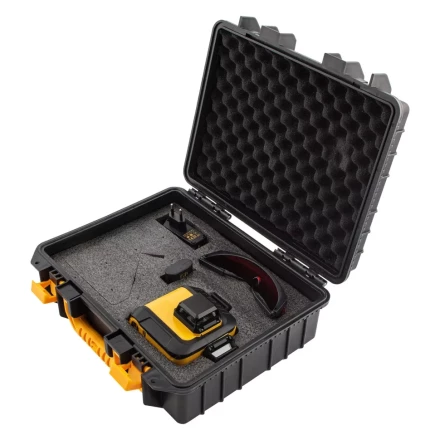 Лазерный уровень мультипризменный LX 360-3 Red, 30 м, 635 нм, аккумулятор Li 2800 мАч, резьба 5/8&quot; Denzel 35077 купить в Кургане