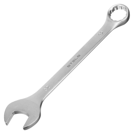 Набор ключей комбинированных Stels 15423, 6-32 мм, 22 шт, CrV, матовый хром купить в Кургане