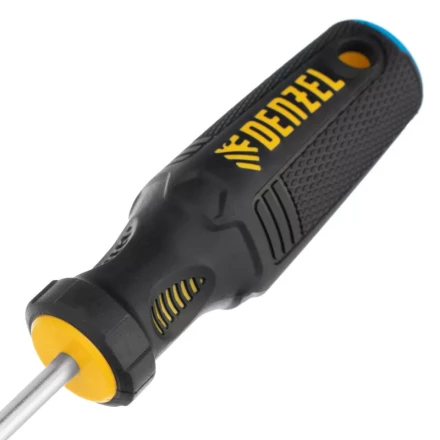 Отвертка SL5x75 мм, CrV, трехкомпонентная рукоятка Denzel 12194 купить в Кургане