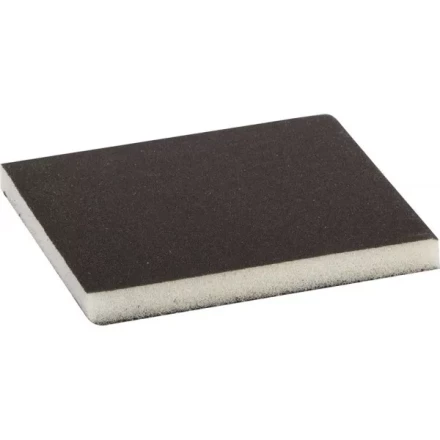Губка шлифовальная ЗУБР &quot;МАСТЕР&quot; двухсторонняя, мягкий поролон, Р320, 123х98х12мм 35614-320 купить в Кургане