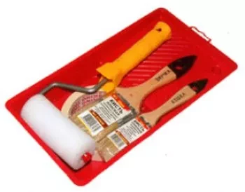 Набор малярный: валик кювета кисти 6 предм. 807035 купить в Кургане