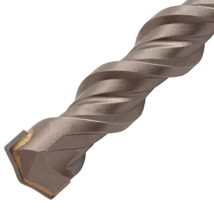 Бур по бетону Denzel, 20 x 260 мм, двойная спираль, три пылеотводящие кромки, 705047 купить в Кургане