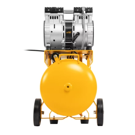 Компрессор безмасляный, малошумный Denzel DLS 2200/50, 2200 Вт, 2x1100, 50 л, 380 л/мин купить в Кургане