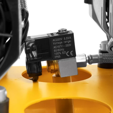 Компрессор безмасляный, малошумный Denzel DLS 2200/50, 2200 Вт, 2x1100, 50 л, 380 л/мин купить в Кургане