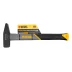 Молоток слесарный, 600 г Denzel, кованый, фибергласовая рукоятка c TPR покрытием, 10486 купить в Кургане