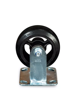 Колесо большегрузное неповоротное FCd 54 125 мм обрезиненное (N) 1024164 купить в Кургане