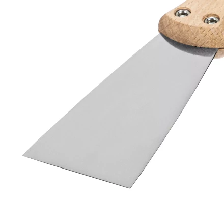 Шпательная лопатка из нержавеющей стали, 50 мм, буковая рукоятка, EFP Matrix 85611 купить в Кургане