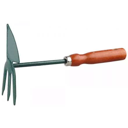 Мотыжка GRINDA, сердцевидное лезвие, 3 зубца, из углеродистой стали с деревянной ручкой, 250 мм 8-421239_z01 купить в Кургане