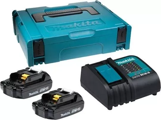 Набор 2 аккумулятора Makita BL1815B 1.5 Ач и Зарядное устройство DC 18 SD (197143-8) купить в Кургане