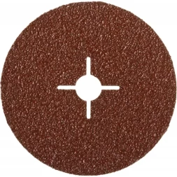 Круг шлифовальный ЗУБР "ПРОФИ" фибровый, для УШМ, P24, 115х22мм, 5 листов 35585-115-024