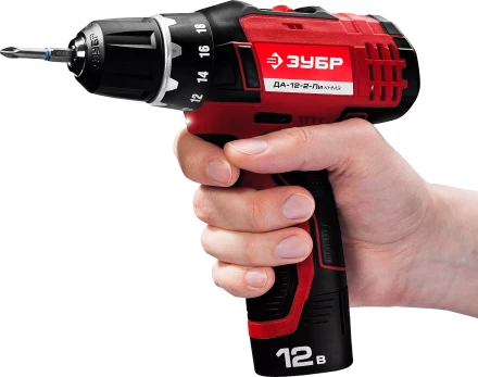 Дрель-шуруповерт 2 АКБ ДА-12-2-Ли КНМ3 серия МАСТЕР купить в Кургане