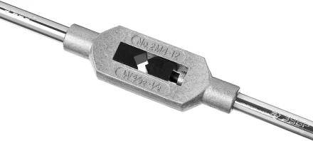 Метчикодержатель ЗУБР "МАСТЕР", с регулируемыми вкладышами, №2 М4-М12 L-280мм 28131-2_z01 купить в Кургане