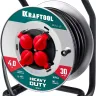 Силовые удлинители на стальной катушке  HEAVY DUTY 4.0, кабель КГ 3х2,5 кв мм 55086-30 купить в Кургане