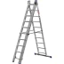 Лестница ЗУБР универсальная, трехсекционная со стабилизатором, 10 ступеней 38831-10 купить в Кургане