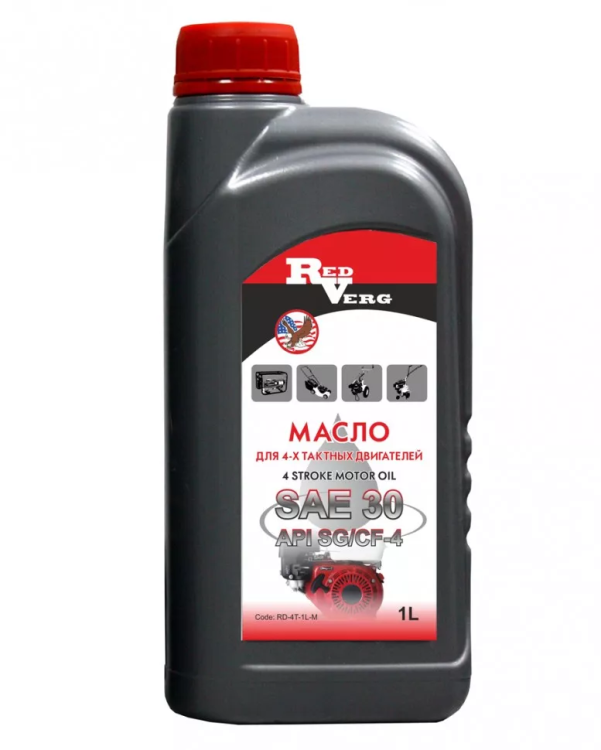 Масло RedVerg 4-такт SAE 30 (1л) минеральное купить в Кургане