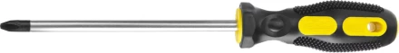 Отвертка STAYER &quot;MASTER&quot;, двухкомпонентная рукоятка, магнитный наконечник, PH3x150мм 2510-3-15_z01 купить в Кургане
