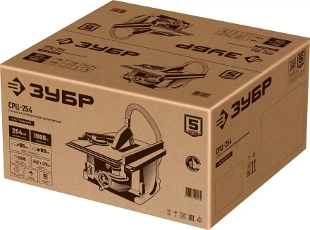 ЗУБР d 254 мм, 1900 Вт, настольный распиловочный станок (СРЦ-254) купить в Кургане