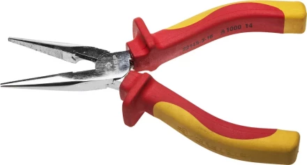 Тонкогубцы ЗУБР &quot;ПРОФЕССИОНАЛ&quot; &quot;ПРОФИЭЛЕКТРИК&quot;, диэлектрические, двухкомпонентная рукоятка, до ~1000В, 160мм 22145-3-16 купить в Кургане