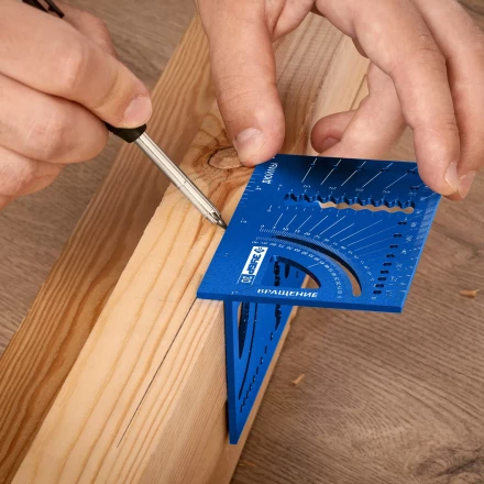 ЗУБР 3D, 7-в-1, угольник многофункциональный, Профессионал (34399) купить в Кургане