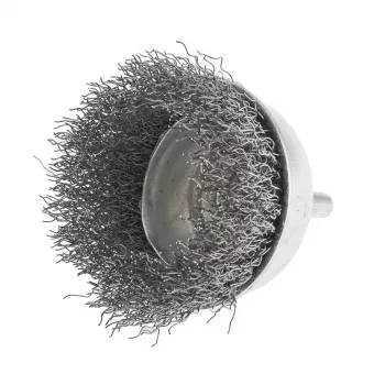 Щетка для дрели 75 мм &quot;чашка&quot; со шпилькой витая проволока  СИБРТЕХ 744787 купить в Кургане