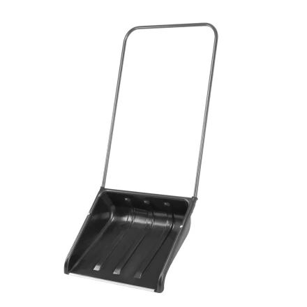 Движок для уборки снега пластиковый Сибртех, 570 х 470 х 1300 мм, стальная рукоятка, Россия, 615925 купить в Кургане