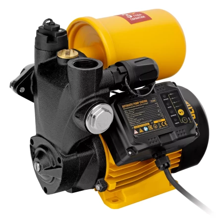 Насосная станция Denzel PS500C, 500 Вт, напор 35 м, 2200 л/ч, ресивер 2 л, блок управления 97249 купить в Кургане