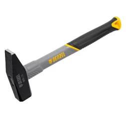 Молоток слесарный, 800 г Denzel 10488, кованый, фибергласовая рукоятка c TPR покрытием