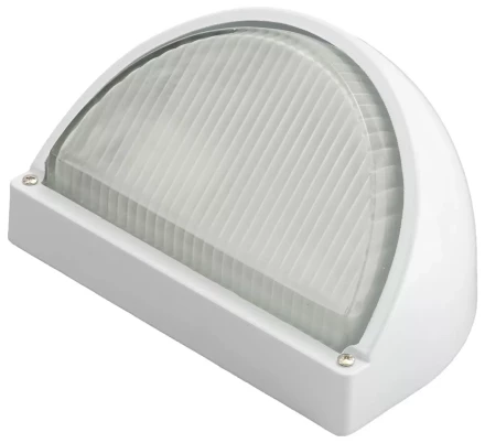 Светильник уличный СВЕТОЗАР &quot;ЛУНА&quot; влагозащищенный, цвет белый, 60Вт SV-57351-W купить в Кургане