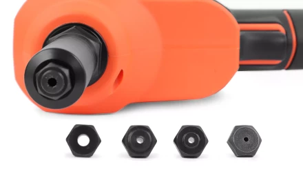 Аккумуляторный вытяжной заклепочник MESSER CQ-60025 (модель 2021 года)  от 2,4 до 6,4 мм купить в Кургане