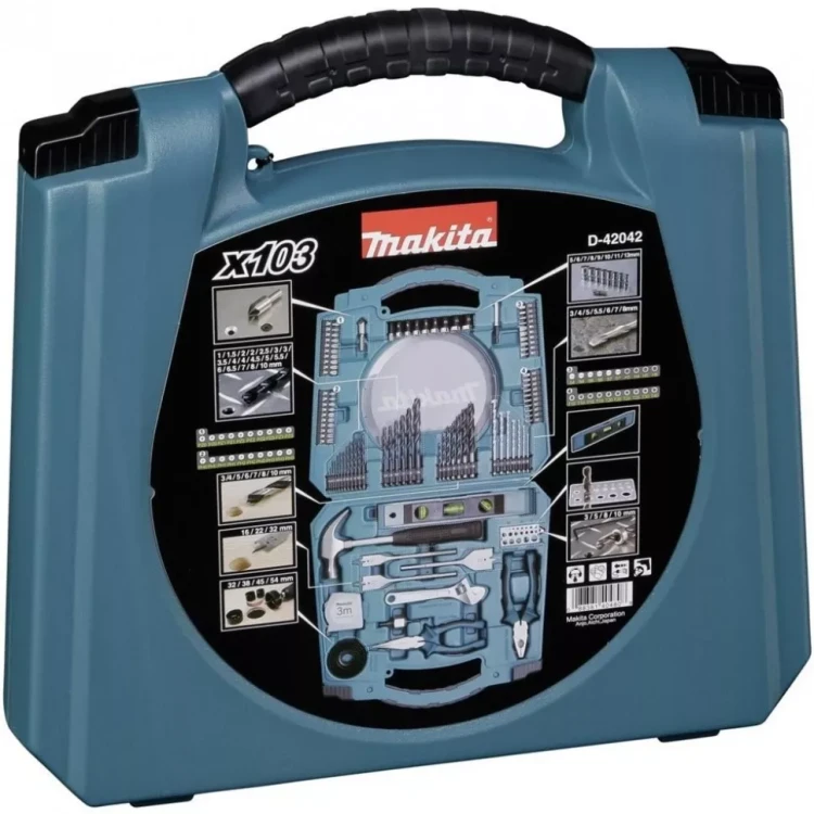 Универсальный набор Makita D-42042, 103 шт, в кейсе купить в Кургане