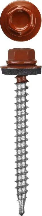 Саморезы СКМ кровельные, RAL 3003 рубиново-красный, 19 x 5.5 мм, 2 500 шт, для металлических конструкций, STAYER 30300-55-019-3003 купить в Кургане
