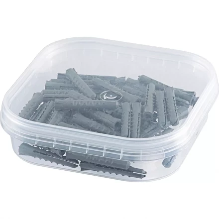 Дюбель 6х40 &quot;Еж&quot; распорный полипропиленовый 1000 шт Сибртех 46023 купить в Кургане