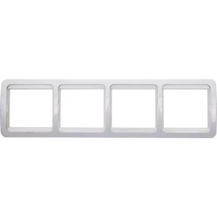 Вставка СВЕТОЗАР &quot;ГАММА&quot; декоративная, цвет светло-серый металлик, одинарная SV-54166-SM купить в Кургане