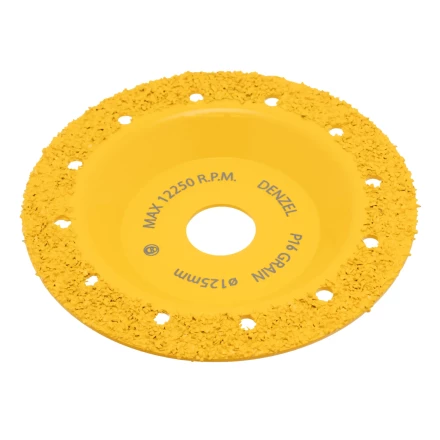 Чашка твёрдосплавная зачистная,125 мм, Плоская, среднее зерно #16// Denzel 72975 купить в Кургане