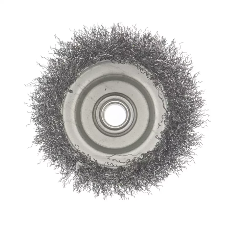 Щетка для УШМ 100 мм М14 &quot;чашка&quot; витая проволока СИБРТЕХ 746057 купить в Кургане