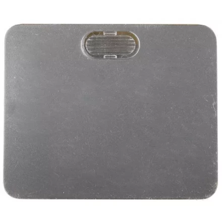 Выключатель СВЕТОЗАР &quot;ГАММА&quot; с подсветкой, одноклавишный, без вставки и рамки, цвет светло-серый металлик, 10A/~250B SV-54131-SM купить в Кургане